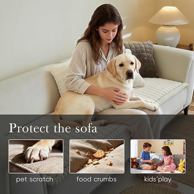 Couch Cover (SG-White, 27.6" x 82.7")