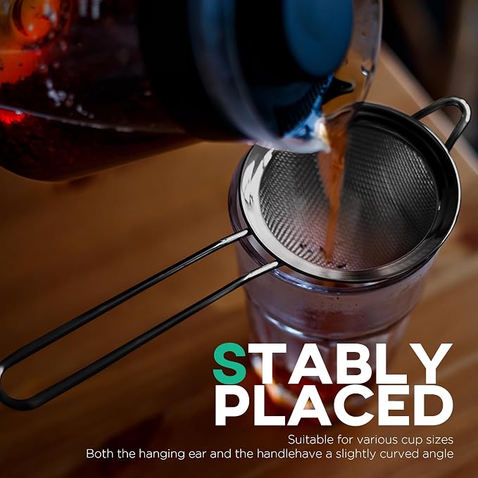 Homestia 304 Stainless Steel Fine Mesh Strainer