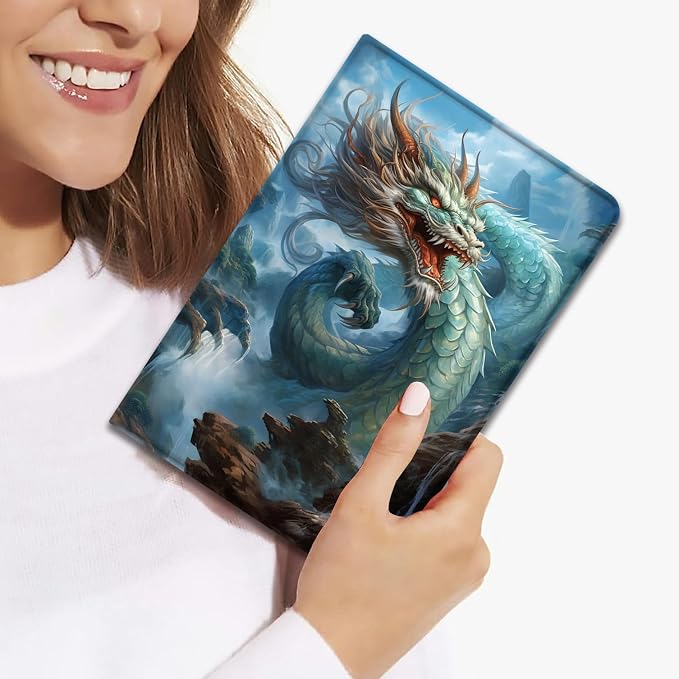 Case for iPad (A16) 11th Generation 11 Inch 2025 / iPad 10th Generation 10.9 Inch 2022 Ultra-Thin Multi-Angle Protective Cover with Auto Sleep/Wake A Dark Horse