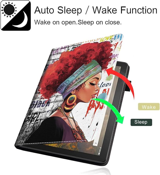 Case for All-New Kindle Fire HD 8 Tablet (12th/10th Generation 2020/2022 Release) &amp Fire HD 8 PlusPremium PU Leather Folio Stand Cover Case with Smart Auto Wake/Sleep Smoke Flag of Mexico Flag
