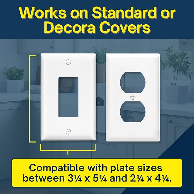 BeraTek Power Perch Wall Outlet Shelf with Cord Storage Strap - Declutter & Reclaim Counter Space - Echo Dot Wall Mount, Charging Shelf, Apple HomePod Mini Stand - White, 1-Pack
