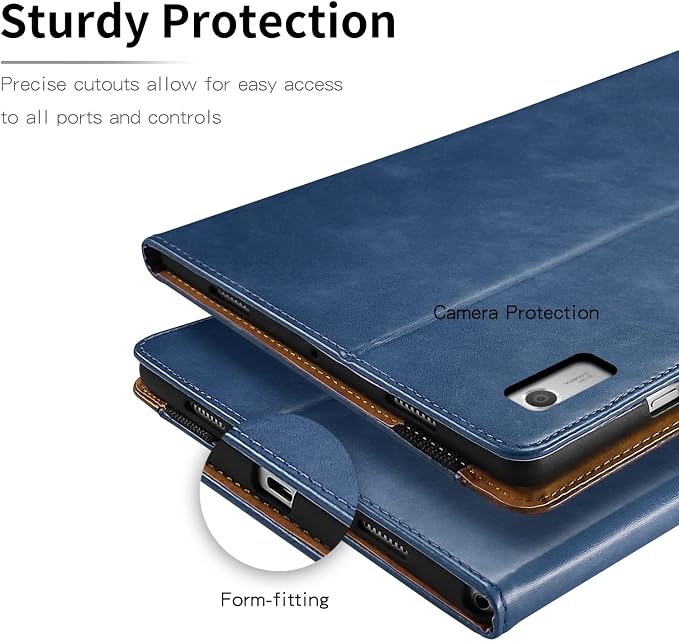 Case for Lenovo Tab M10 Plus (2020 2nd Gen) TB-X606F / TB-X606X 10.3 Multi-Angle Cover Built in Pocket PU Leather Stand Case with Multi-Angle Stand Card Holder for Lenovo M10 Plus 10.3 inch