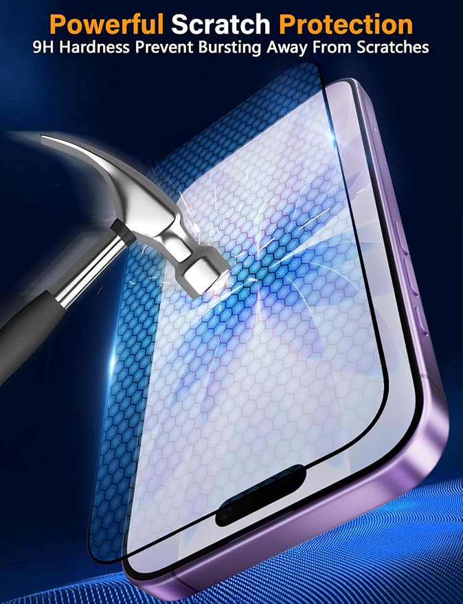 X-level 2 Pack for iPhone 17 Screen Protector with Alignment Frame Anti-Scratch Case FriendlyEasy InstallationTempered Glass Transparent HD for iPhone 17 6.3 Clear Film