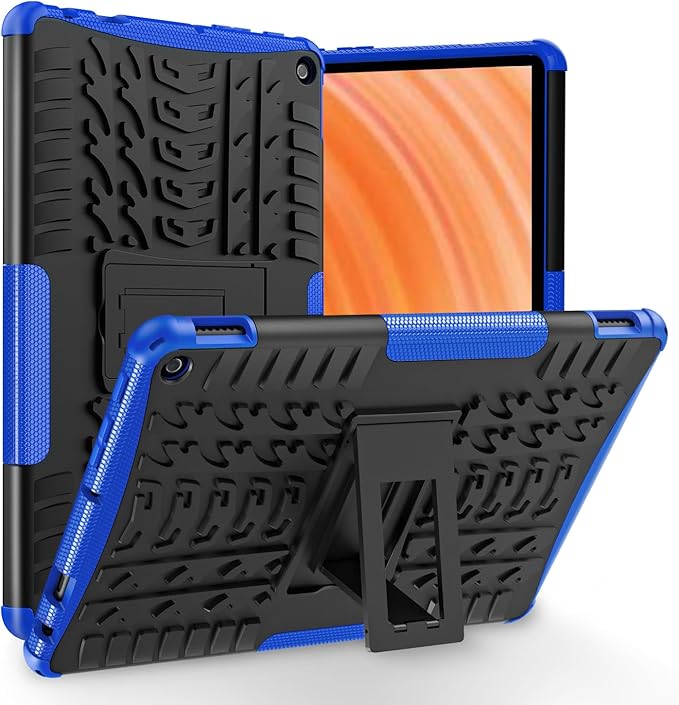for 2023 Release Tablet Flre HD 10 &amp HD 10 Plus Case | 13th Generation Heavy Duty Dual Layer Shockproof Impact Resistance Protective Case with Kickstand for Kids