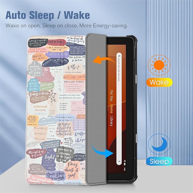 Case for Fire HD 10 Tablet (13th Generation 2023 Release) - America 250 Merchandise Lightweight PU Leather Hard Shell Stand Cover with Auto Wake/Sleep