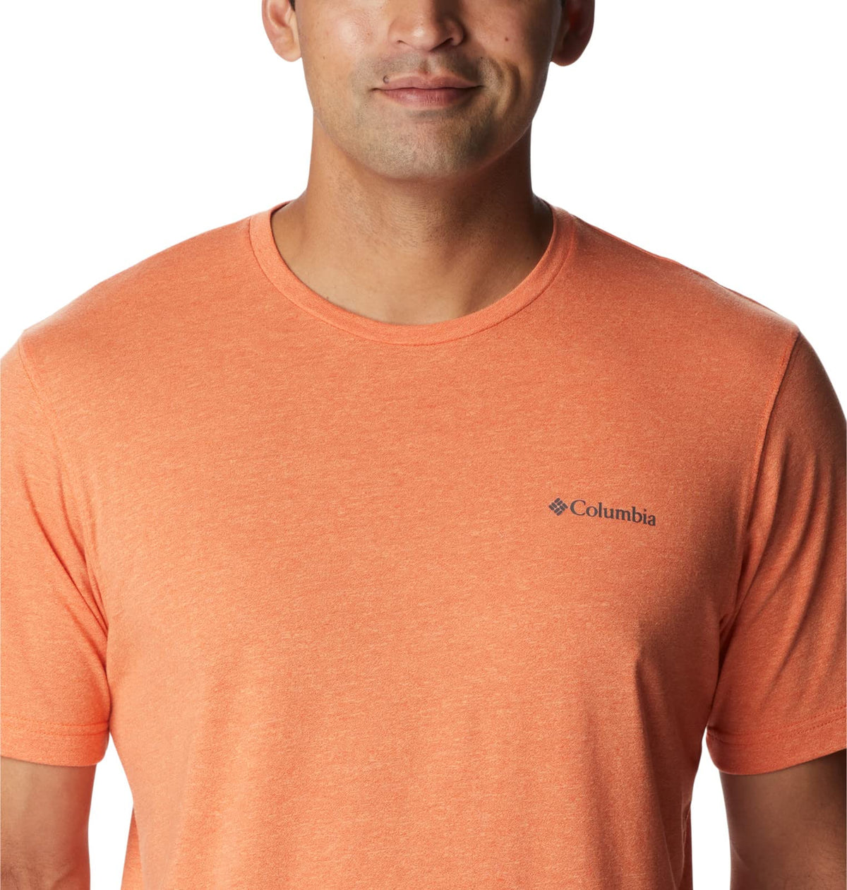 Columbia Men's Thistletown Hills Short Sleeve, Desert Orange Double Dye, 3X Tall