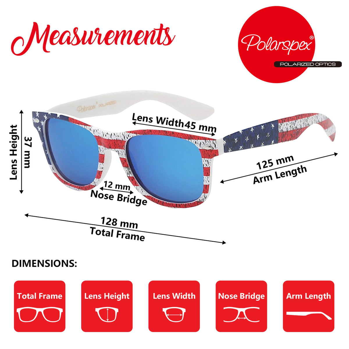 PolarSpex Toddler Boys and Girls Kids Polarized Leopard Style Sunglasses