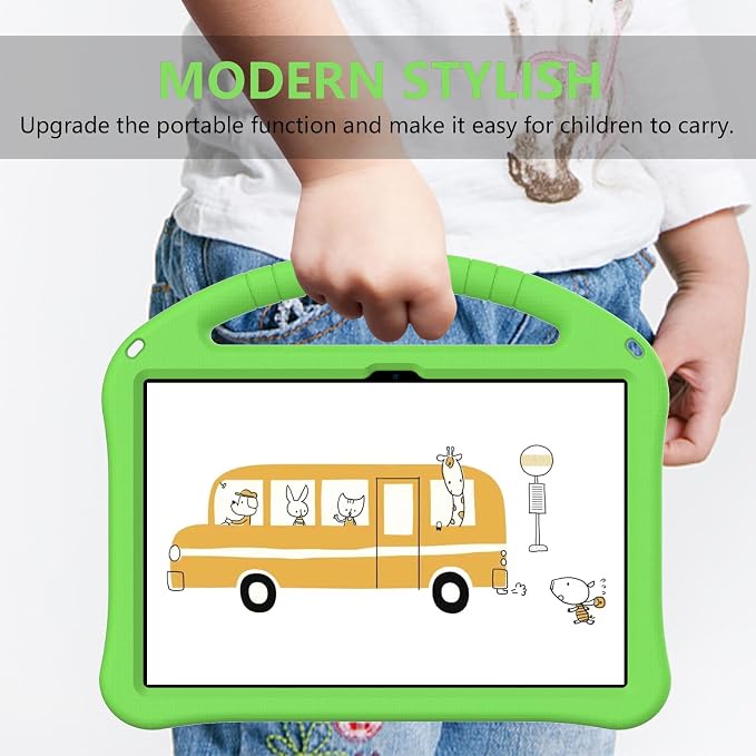 YRH for Moto Pad 2026 Case 11'' Kids EVA Shockproof Tablet Cover with Stand Handle Black