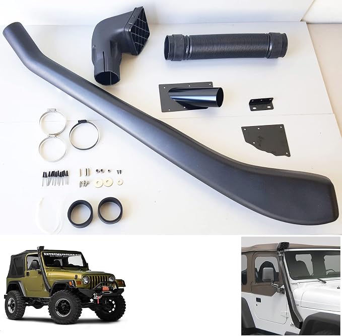 Snorkel Kit Compatible For 1999-2006 Jeep Wrangler TJ YJ 4.0L I6 Rolling Head
