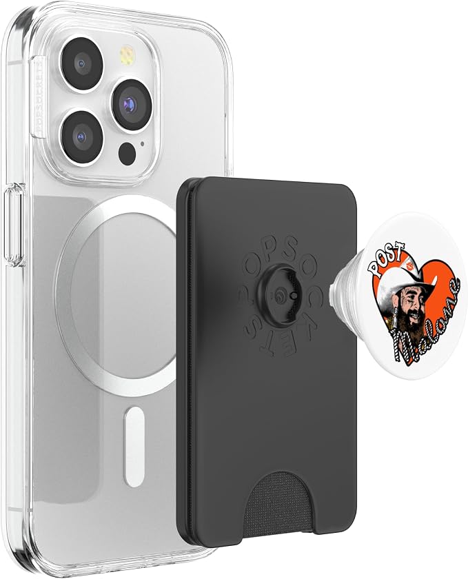 Official Post Malone Heart Photo PopSockets PopGrip for MagSafe