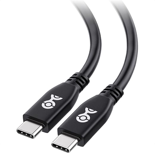 Cable Matters 40Gbps USB4 Cable 1ft Black | [8K@60Hz / 4K@240Hz Video 240W Charging 40Gbps Data] USB 4 Cable Compatible with Thunderbolt 4 MacBook XPS Surface Pro