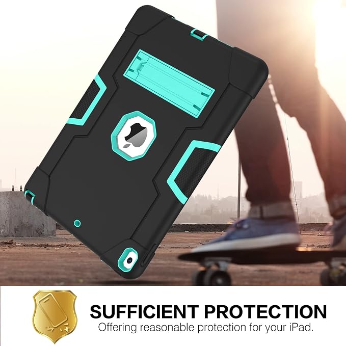 BENTOBEN for iPad Air 3 2019 Case iPad Pro 10.5 2017 Case 3 Layers Heavy Duty Rugged Shockproof Kickstand Sturdy Protective Tablet Cover for iPad Air 3rd Generation/iPad Pro 10.5 2017 Black