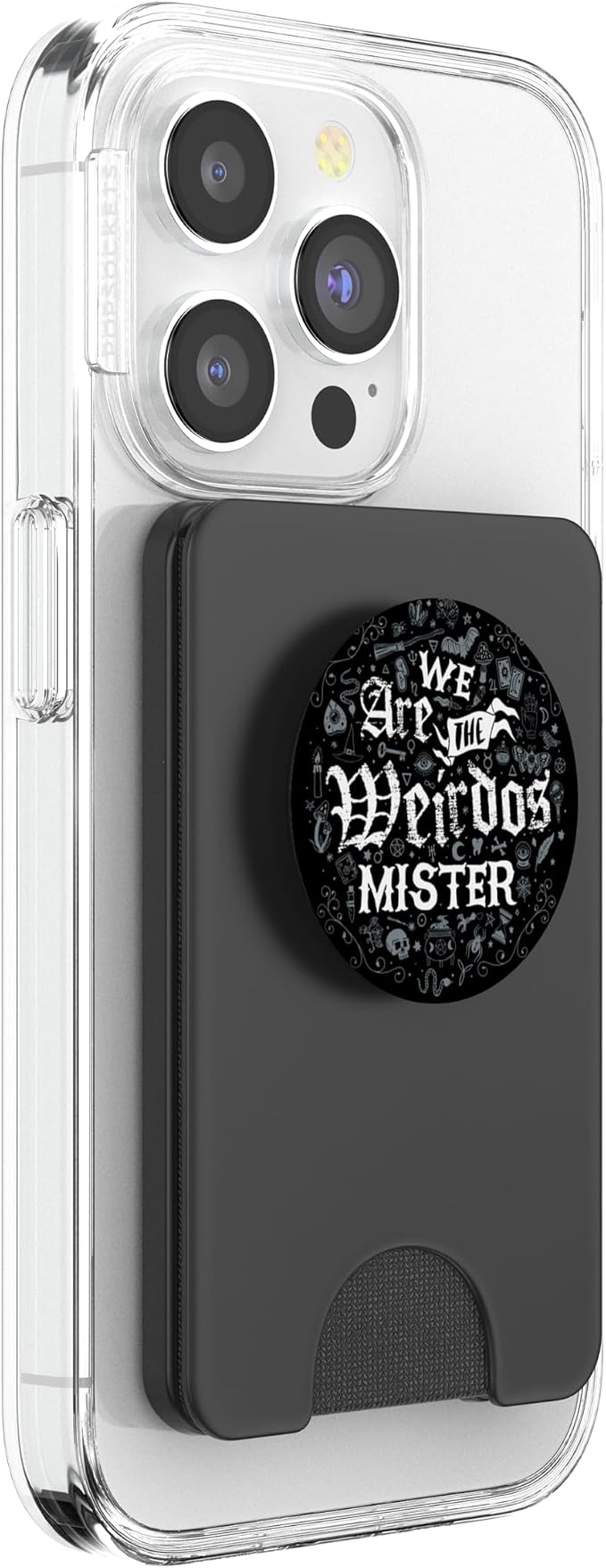 We Are The Weirdos - Witchcore - Distressed Goth Symbols PopSockets Adhesive PopGrip