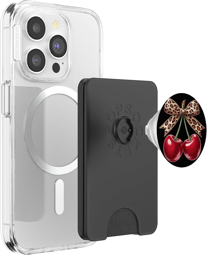 Tropical Foodies Fruit Lovers Summer Cherry PopSockets PopGrip for MagSafe