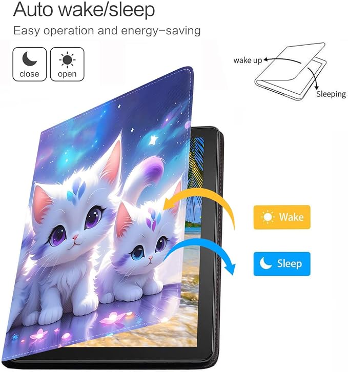 Case for iPad (A16) 11th Generation 11 Inch 2025 iPad 10th Generation 10.9 Inch 2022 Adjustable Stand Auto Wake/Sleep Smart Leather Case African American Black Girl