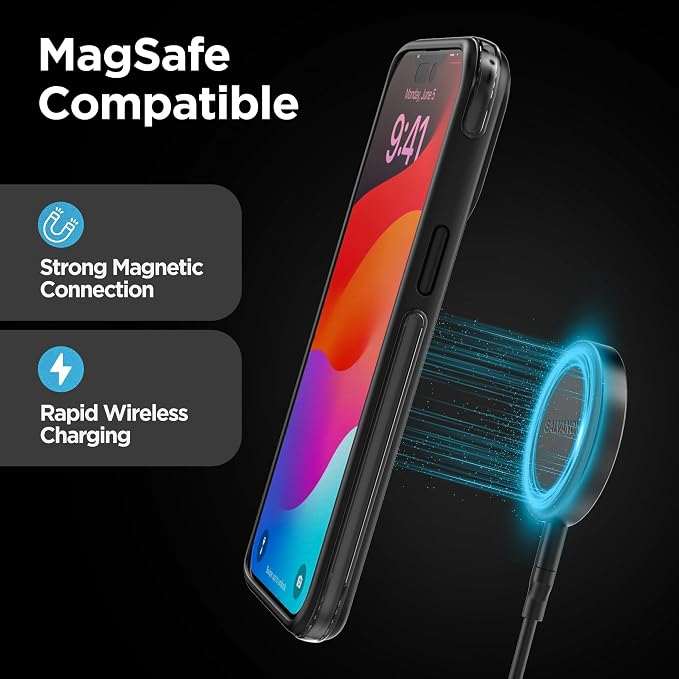 Galvanox Magnetic Wireless Charger for Samsung 25W Fast Charging Pad with 30W PPS USB-C Wall Adapter Removable USB-C Cable LED Charging Indicator Compatible with Galaxy S Series (10 Feet)