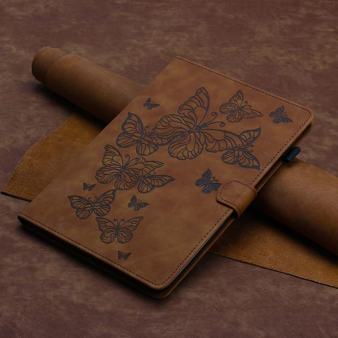 Case for iPad 9th/8th/7th Generation iPad 10.2 Case (2021/2020/2019 Model iPad 9/8/7 Case) PU Leather Folio Folding Stand Cover for iPad 10.2 inch Auto Wake/Sleep Hummingbird
