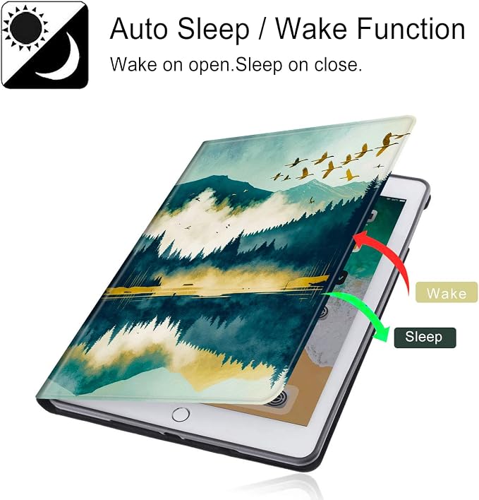 for Kindle Paperwhite 11th Gen 2021 6.8 inch Case - Signature Edition with Adjustable Stand &amp Auto Wake/Sleep - American Flag &amp Skull