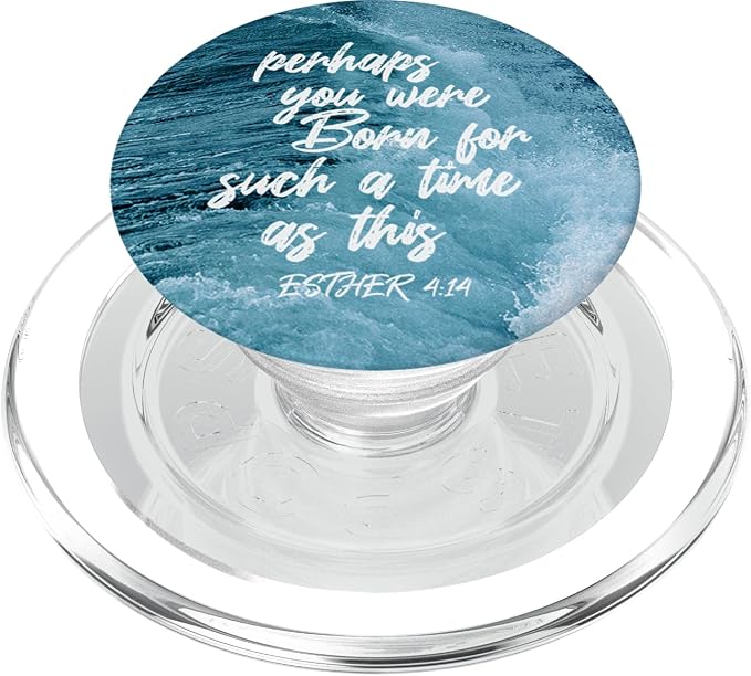 Esther 4:14 Bible Verse Cool Religion Faith Christian Gift PopSockets Adhesive PopGrip
