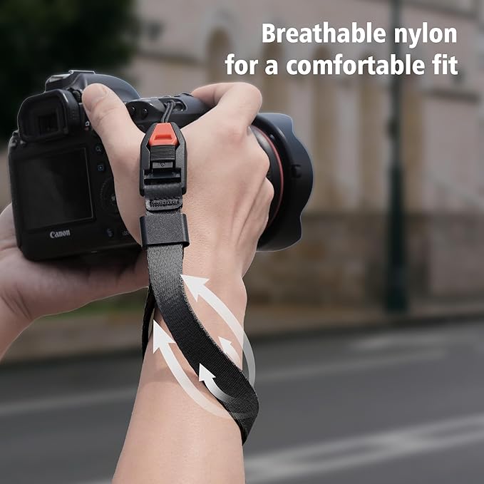 Manbily Camera Wrist Strap, Quick Release Camera Hand Strap for Photographers DSLR Mirrorless Digital Cameras