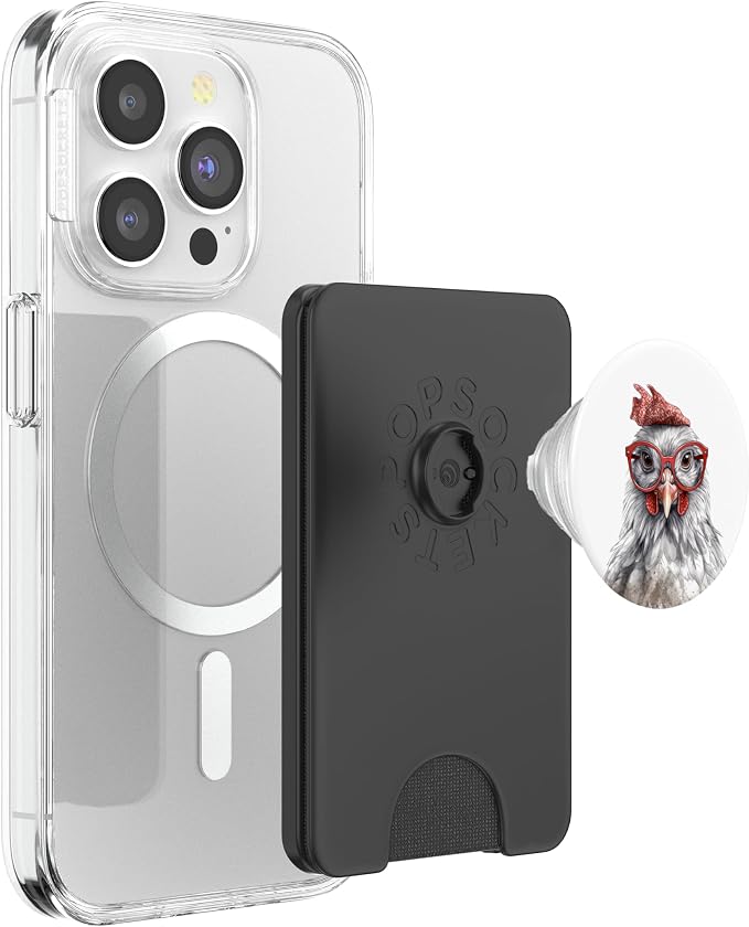 Funny Chicken Hen Wearing Sunglasses Farmer Chicken Lover PopSockets PopGrip for MagSafe