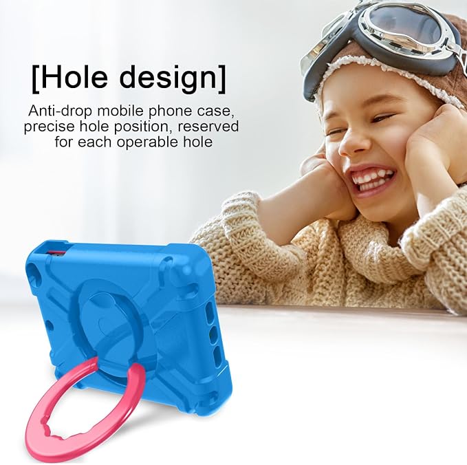 AKABEILA Compatible with Amazon Fire HD 8 2020/2022 Tablet Case，Rugged Kids Case with Stand Lightweight Shockproof Kids Friendly Tablet Cover Black