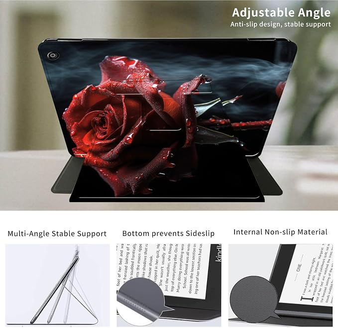 for iPad 9th Generation Case (2021)/8th Gen (2020)/ 7th Gen (2019) 10.2 Inch-360 Degree Rotating Multi-Angle Viewing Protective Cover with Auto Sleep/Wake-Art Mandala Flower