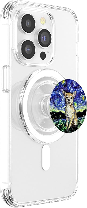 Cute Chihuahua Art Design Best Trendy Gift For Dog Lovers PopSockets Adhesive PopGrip