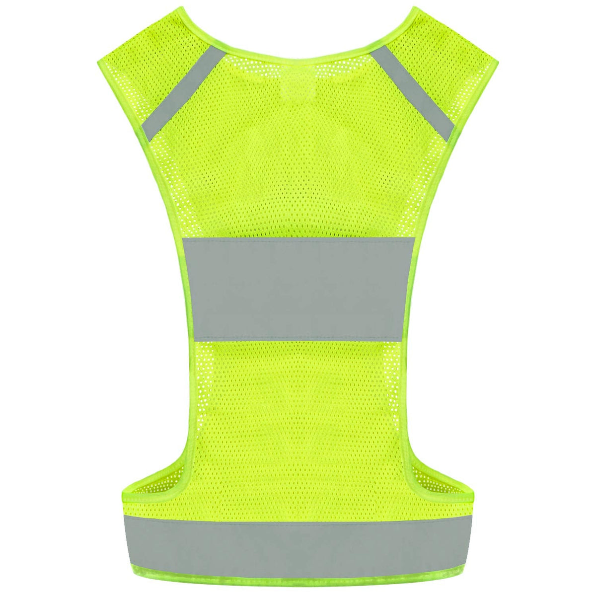 IDOU 2Pack Reflective Running Safety Vest, High Vis for Walking Cycling L