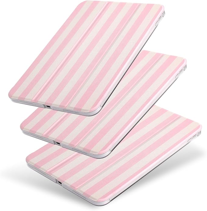 case for ipad 11th Generation11 Inch 2025 (A16 Chip) &amp 10th Gen 10.9 Inch 2022 - Slim Scratch-Resistant Hard PC Translucent Back Shell Smart Cover Wake/Sleep FunctionBlack Bow