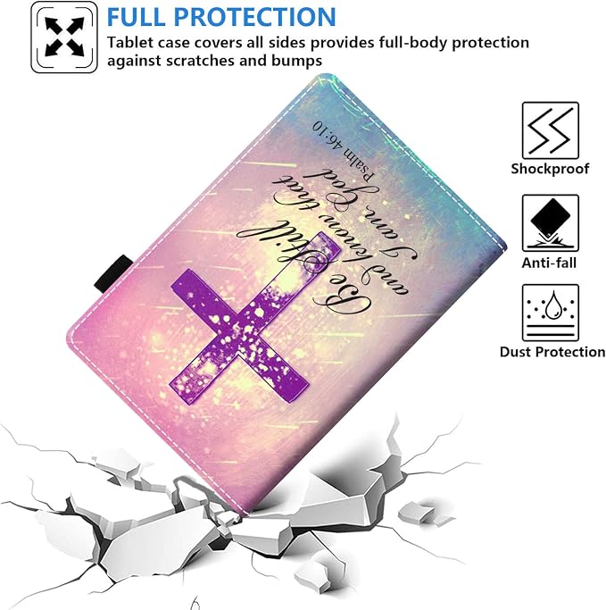 Case for Amazon Fire HD 8/HD 8 Plus Tablet (8 12th/10th Generation 2024/2022/2020 Release) Slim PU Leather Stand Folio Cover with Auto Wake Sleep African Woman Wolf