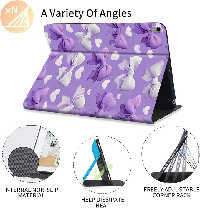 Case for iPad (A16) 11th Generation 11 Inch (2025) for iPad 10th Generation Case 10.9 Inch (2022)Slim Shockproof Shell PU Leather Stand Cover w/Auto Sleep Wake-American Eagle Rebirth of Fire