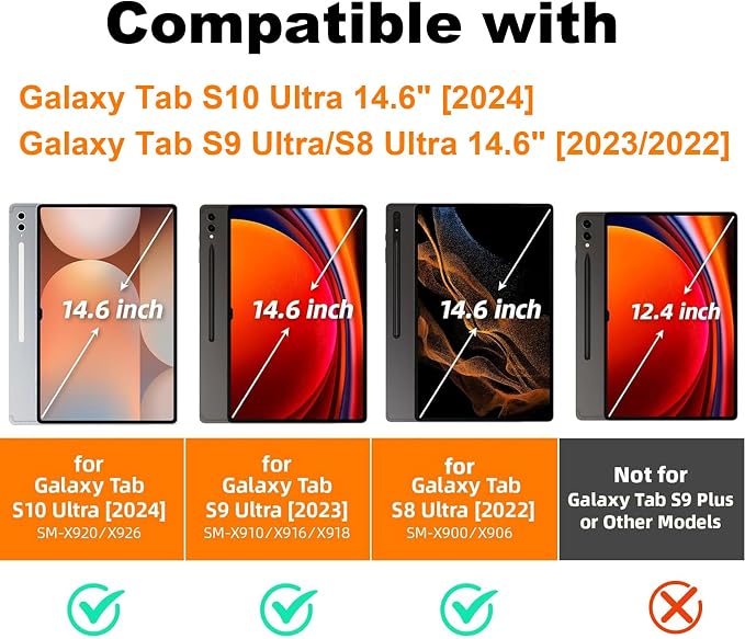Case for Samsung Galaxy Tab A11 Plus 2026 &amp Galaxy Tab A9+ 11 Slim Smart Stand Cover with Auto Wake/Sleep Shockproof Protective Shell for Work &amp School Astronaut