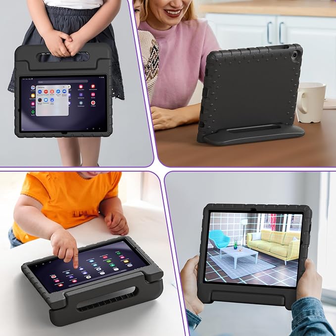 Kids Case for Samsung Galaxy Tab A11+/A9+ Plus 11 Inch 2025/2023 Tablet | Foldable handle highly durable odorless and easy to install suitable for children's learning and play.