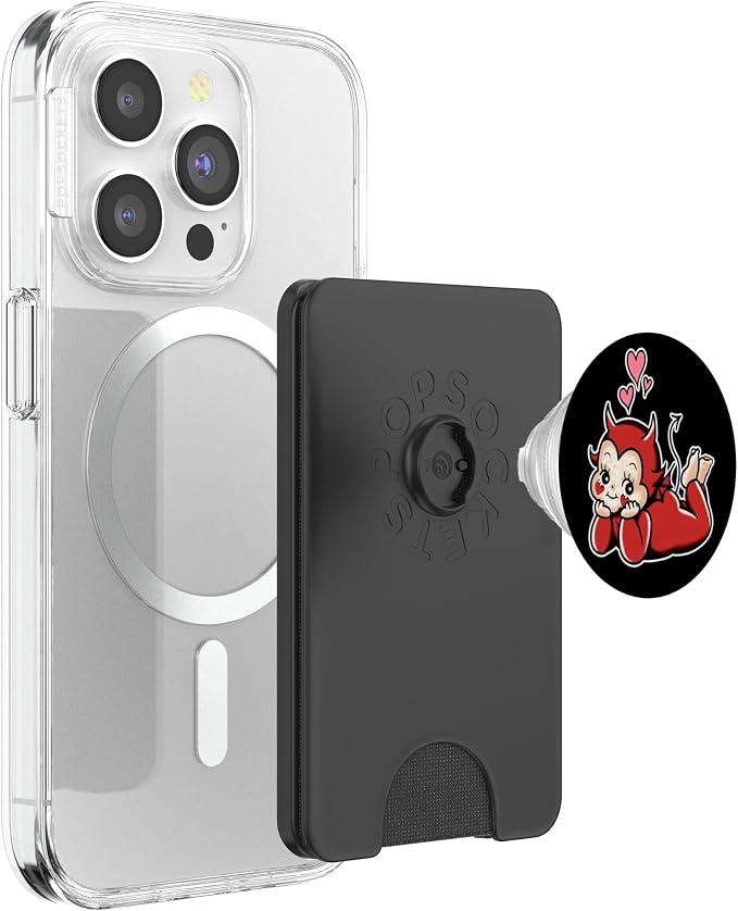 Kewpie Baby Devil Cupid Love Traditional Tattoo Flash PopSockets PopGrip for MagSafe