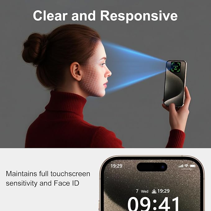 BossKiss for iPhone 11/iPhone XR Screen Protector TOP 9H Hardness Military Grade Shatterproof HD Tempered Glass Full Coverage Anti-Scratch Easy Installation Case Friendly 2 Pack