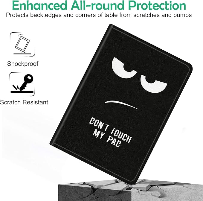 Compatible for ipad 9th Generation CaseDesign for 8th 7th Generation ipad case 10.2Present for Father Mother Daught Son FriendsAngryDo Not Touch My Pad