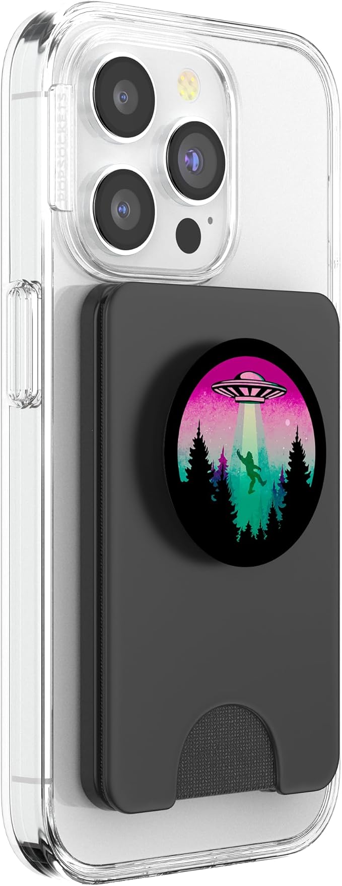 Cryptidcore Aesthetic Sasquatch Bigfoot UFO Alien Abduction PopSockets Adhesive PopGrip