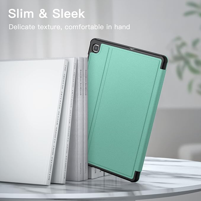 JETech Folio Case Cover for Samsung Galaxy Tab S6 Lite 10.4 Black | Multi-Angle Stand Cover S Pen Holder Slim Protective Cover Auto Wake/Sleep