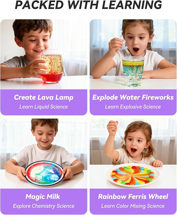 80+ Science Experiment Kit for Kids Ages 8+, Birthday Gift Ideas for Kids, STEM Learning & Educational Toys, First Science Kit for Boys Girl