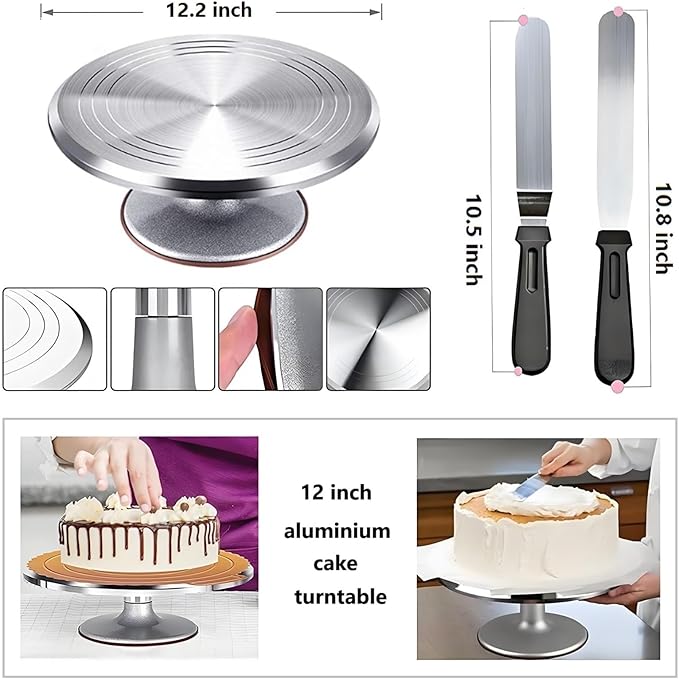 YOQXHY Cake Decorating Kit, 198 Pcs Baking Supplies
