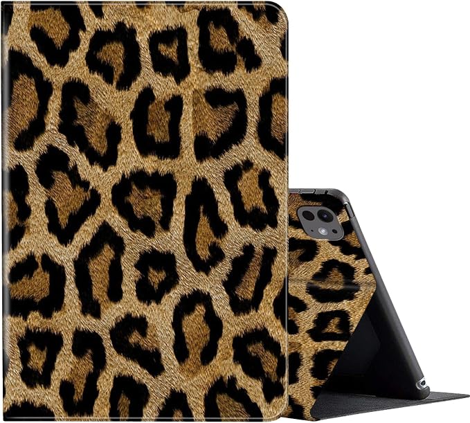 FUYOCWE for iPad Pro 13 Inch Case (M47th Generation2024 Model A2925A2926A3007)PU Leather Slim Folding Stand Case for iPad 13 7th GenAuto Sleep Wake Cover -A Dream Catcher Wolf