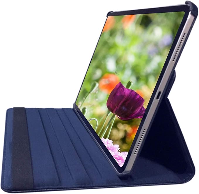 Case for ipad Pro 12.9 inch 3rd Generation 2018 Model A1876 A2014 A1895 A1983 360 Degree Rotating Smart Leather Auto Sleep/Wake Black