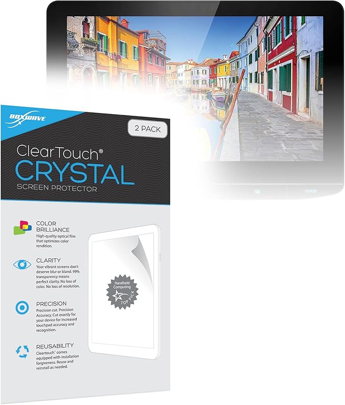 BoxWave Screen Protector Compatible with Kenwood DMX1057XR - ClearTouch Anti-Glare (2-Pack) Anti-Fingerprint Matte Film Skin