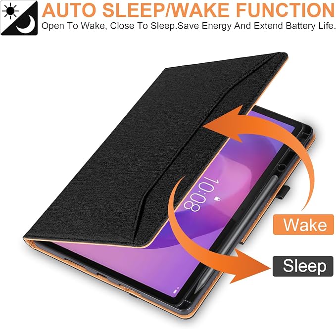 for Lenovo Idea Tab 11 Case with Pen Holder Shockproof Cover for Moto Pad 2026 Tablet Case TB336FUBlack