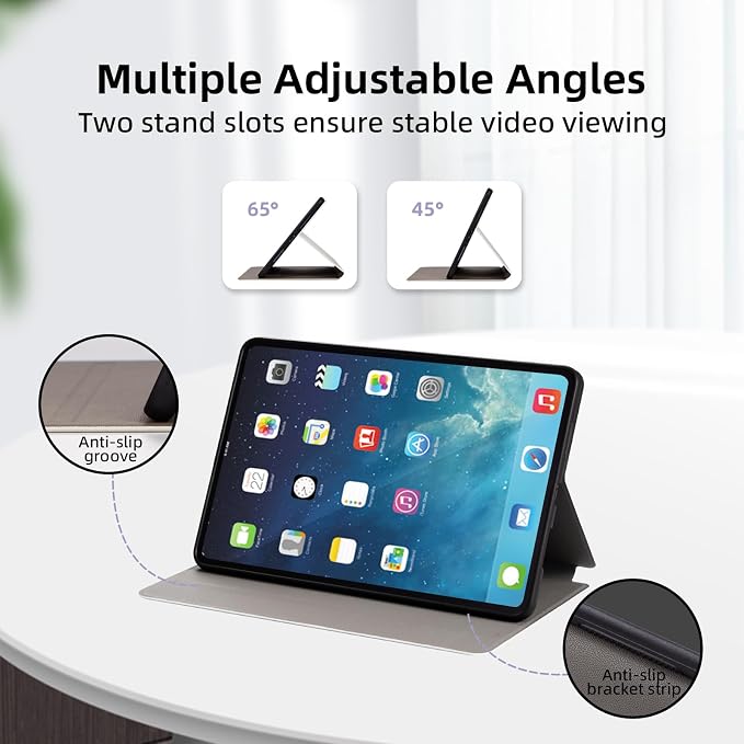 for Apple Mini Mini 2 Mini 3 Case with Auto Sleep/Wake Multi-Angle Smart Stand Shell Cover Protective Case for 7.9-inch iPad Mini 1/Mini 2/Mini 3 - Cute Rabbit