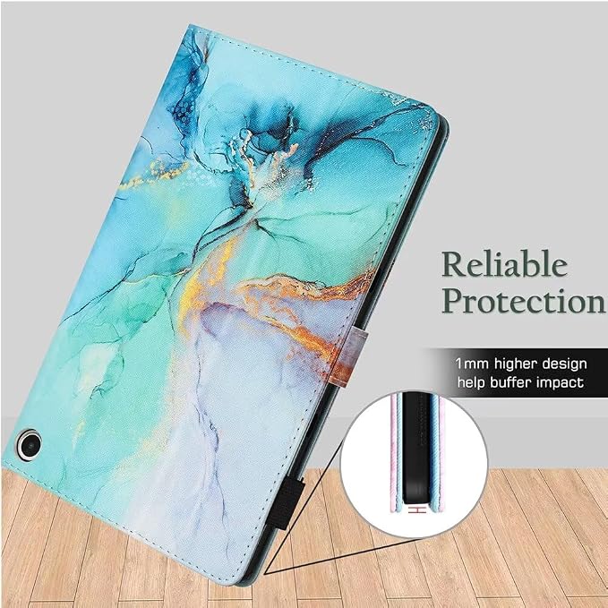 Fancity for Amazon Kindle Fire Max 11 Case 13th Generation 11 2023 Release | Soft PU &amp TPU Leather Protective Stand Cover Case for Fire Max 11 with Smart Auto Wake/Sleep Pencil Holder Beach