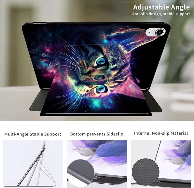 for iPad 9th Generation Case (2021)/8th Gen (2020)/ 7th Gen (2019) 10.2 Inch-360 Degree Rotating Multi-Angle Viewing Protective Cover with Auto Sleep/Wake-Art Mandala Flower