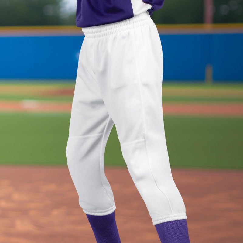 Augusta Sportswear Youth Gamer Pull-Up Baseball Pant Black S
