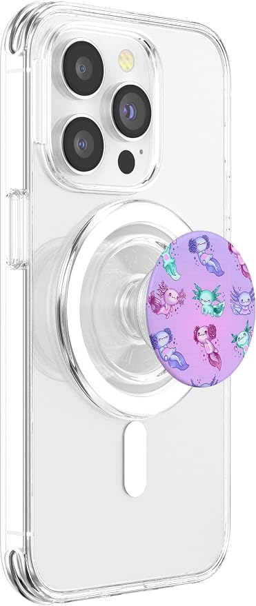 Axolotl Pattern PopSockets Adhesive PopGrip